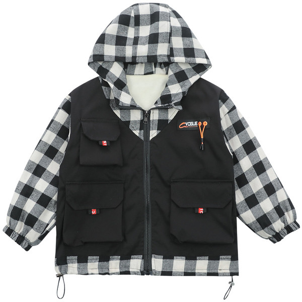 Dnevni dječji za dječake s džepovima i kapuljačom