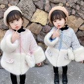 Moodne kohevate varrukatega laste talvejope