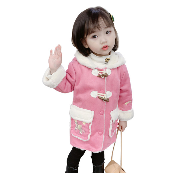 Pehme voodriga laste talvejope tüdrukutele