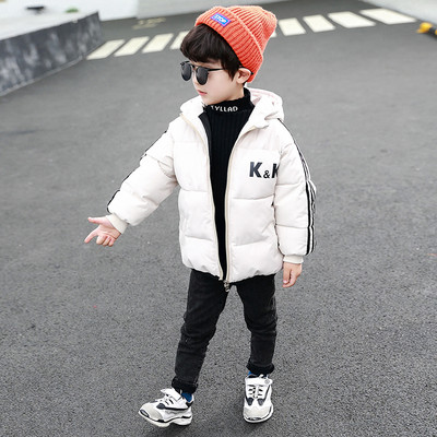 Καθημερινά παιδικό μπουφάν για αγόρια με τύπωμα στη πλάτη