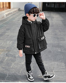 Ležerna jakna za dječake s kapuljačom i džepovima