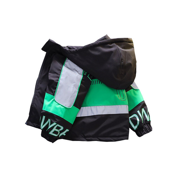 Καθημερινό παιδικό μπουφάν με κουκούλα και τσέπες για αγόρια