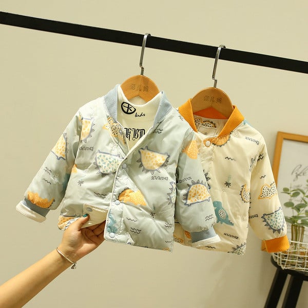 Dječja jakna s gumbima za dječake