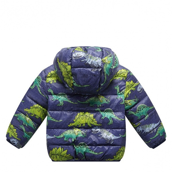 Μοντέρνο παιδικό μπουφάν με πολύχρωμο απλικέ για αγόρια