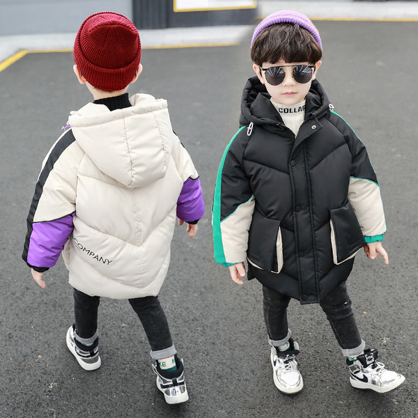 Καθημερινό παιδικό μπουφάν για αγόρια με κουκούλα και τσέπη