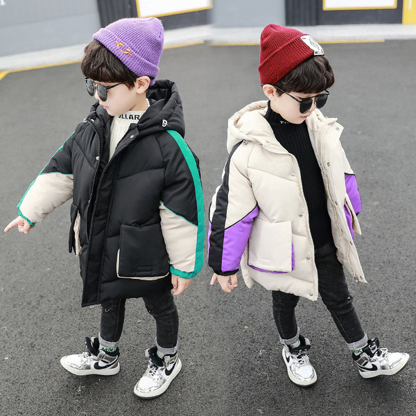 Καθημερινό παιδικό μπουφάν για αγόρια με κουκούλα και τσέπη