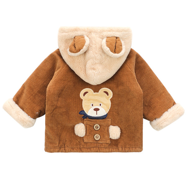 Καθημερινό παιδικό μπουφάν για αγόρια με κουκούλα και τρισδιάστατη απλικέ