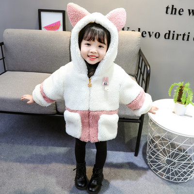 Παιδικό παλτό με τρισδιάστατο στοιχείο