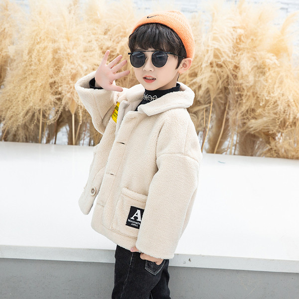 Παιδικό παλτό καθημερινό με κουμπιά και τσέπες για αγόρια