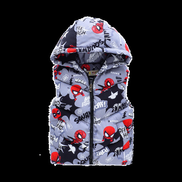 Παιδικό καθημερινό γιλέκο για αγόρια και κουκούλα