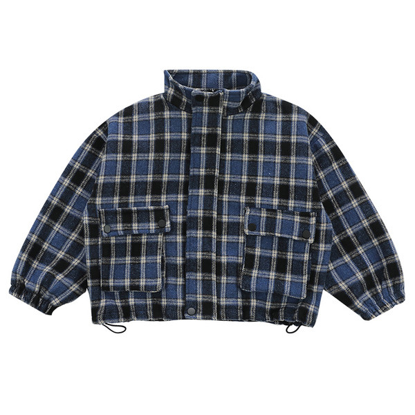 Poistele sobiv laste ruuduline jakk