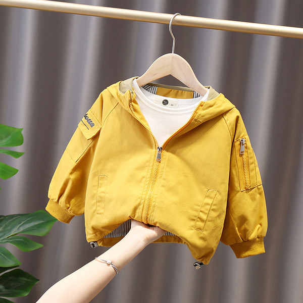 Vabaaja kapuutsi ja lukuga laste jope poistele