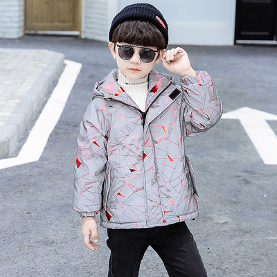 Νέο μοντέλο αθλητικό παιδικό μπουφάν με κουκούλα για αγόρια