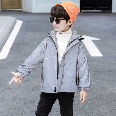 Νέο μοντέλο αθλητικό παιδικό μπουφάν με κουκούλα για αγόρια