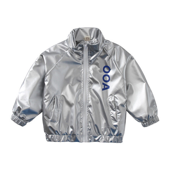 Moderna dječja jakna s patentnim zatvaračem i natpisom za dječake