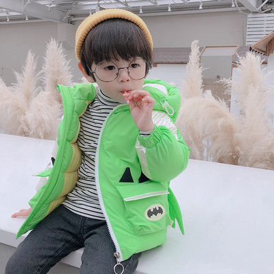 Kapuutsiga laste sügistalvine jope - poistele