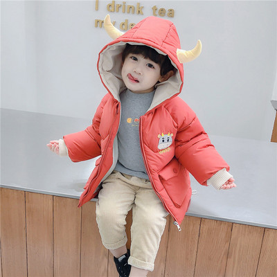 Geaca de iarna pentru copii model nou pentru baieti cu element 3D