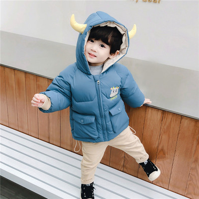 Geaca de iarna pentru copii model nou pentru baieti cu element 3D