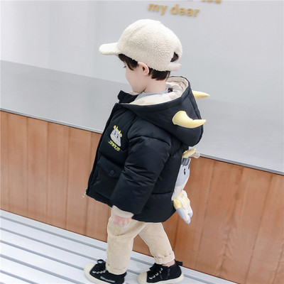 Geaca de iarna pentru copii model nou pentru baieti cu element 3D