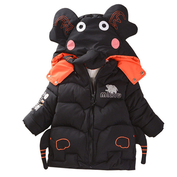 Uus mudel laste talvejope mütsi 3D elemendiga - elevant