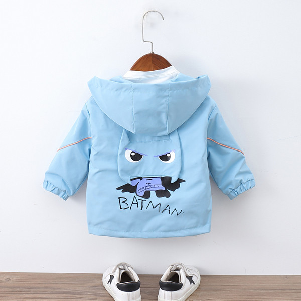 Παιδικό μπουφάν ανοιξιάτοκο με απλικέ στη πλάτη - για αγόρια και κορίτσια