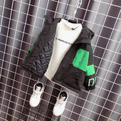 Детско яке с качулка и надписи за момчета