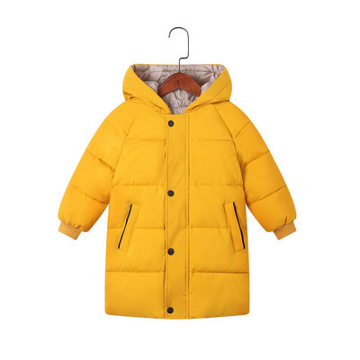 Детско ежедневно дълго зимно яке подходящо за момчета