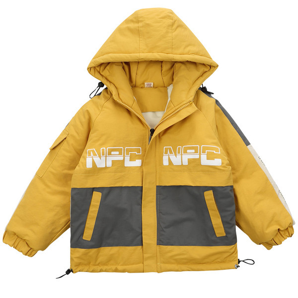 Παιδικό καθημερινό μπουφάν για αγόρια με επιγραφή