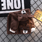 Tikandi ja kapuutsiga laste sulejope poistele