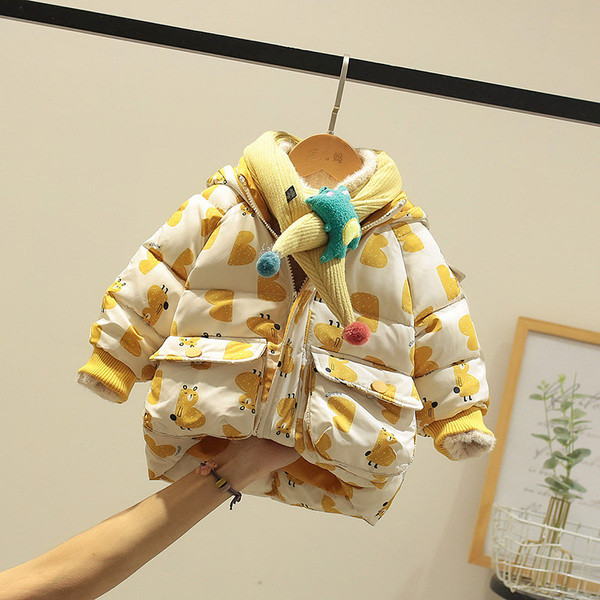 Dječja zimska jakna za djevojčice i dječake sa džepovima