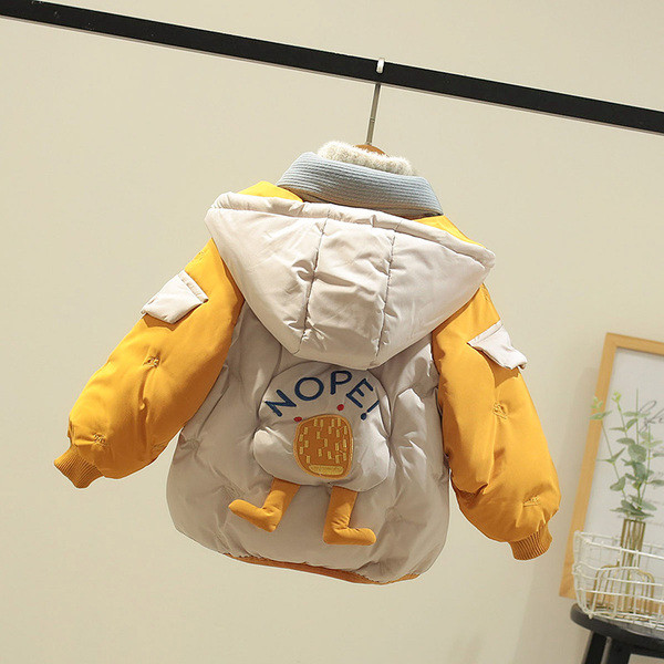 Παιδικό μπουφάν με κουκούλα και κουμπιά - για κορίτσια και αγόρια