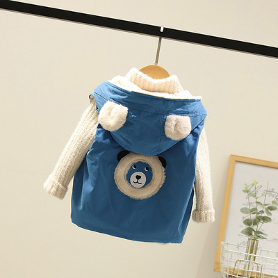 Παιδικό γιλέκο για αγόρια με μαλακή επένδυση και τρισδιάστατο στοιχείο