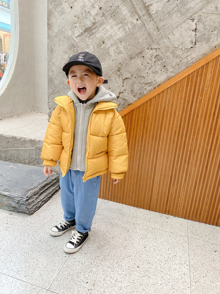 Παιδικό μπουφάν για αγόρια και κορίτσια με φερμουάρ και γιακά