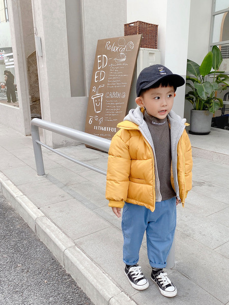 Παιδικό μπουφάν για αγόρια και κορίτσια με φερμουάρ και γιακά