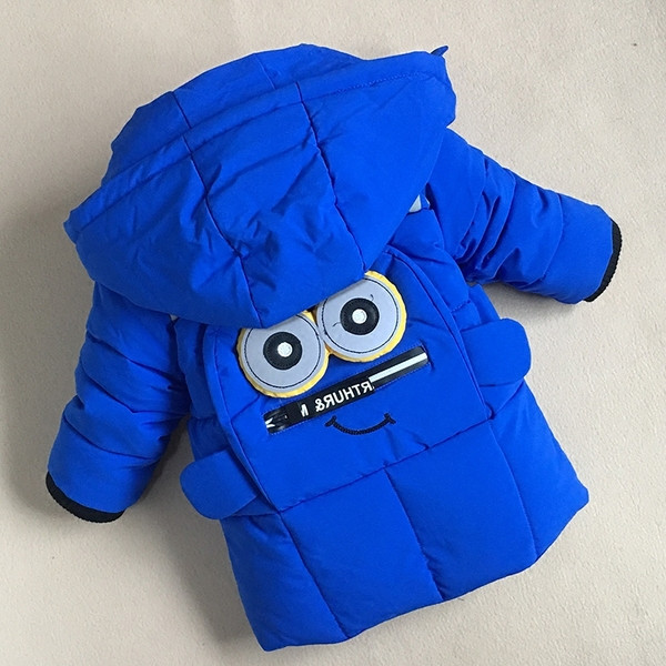 Novi model dječje zimske jakne za dječake sa aplikacijom na leđima