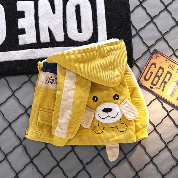 Παιδικό  μπουφάν με κεντήματα και τρισδιάστατα στοιχεία για αγόρια