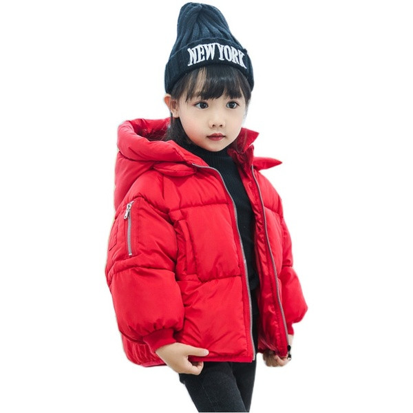 Παιδικό μπουφάν για αγόρια και κορίτσια με φερμουάρ και κουκούλα