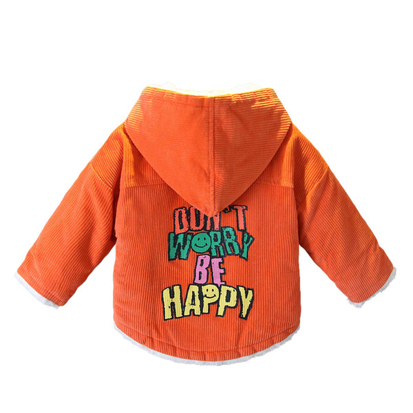 Καθημερινό παιδικό μπουφάν με ζεστή επένδυση και απλικέ για αγόρια