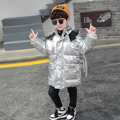 Casual παιδικό μπουφάν κατάλληλο για αγόρια με κουκούλα και φερμουάρ