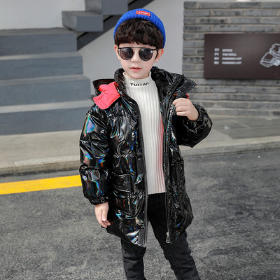 Casual παιδικό μπουφάν κατάλληλο για αγόρια με κουκούλα και φερμουάρ