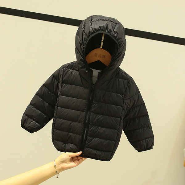 Kapuutsi ja lukuga laste jope poistele ja tüdrukutele