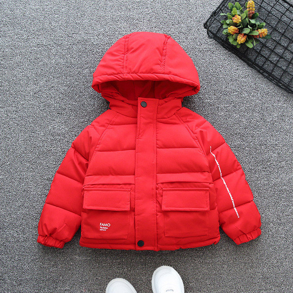 Lastele kirjade ja kapuutsiga vabaaja jope poistele