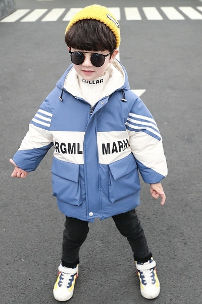 Casual παιδικό μπουφάν με φερμουάρ και κουκούλα - κατάλληλο για αγόρια