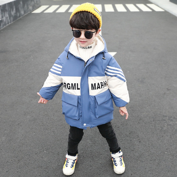 Casual παιδικό μπουφάν με φερμουάρ και κουκούλα - κατάλληλο για αγόρια