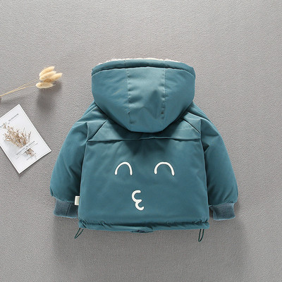 Taskute ja pehme voodriga laste jope