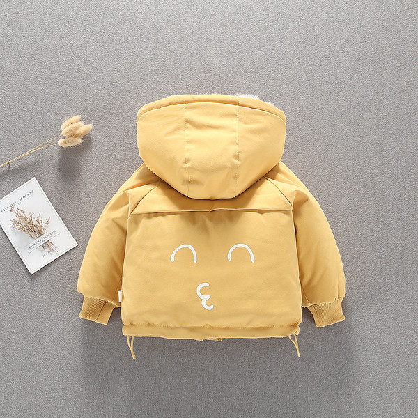 Taskute ja pehme voodriga laste jope