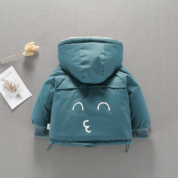 Taskute ja pehme voodriga laste jope