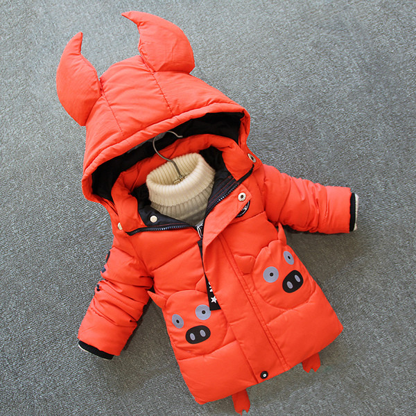 Νέο παιδικό χειμερινό μπουφάν με τρισδιάστατο στοιχείο - για αγόρια
