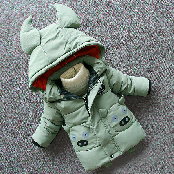 Νέο παιδικό χειμερινό μπουφάν με τρισδιάστατο στοιχείο - για αγόρια