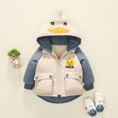 Детско яке с апликация и 3D елемент